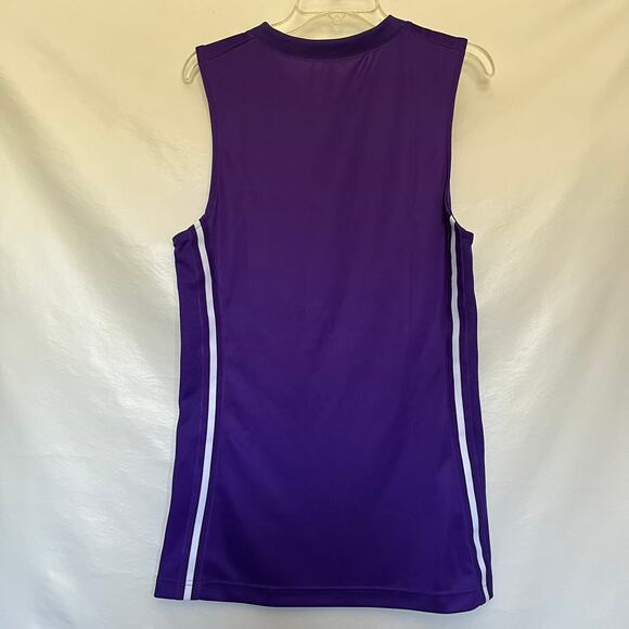 Nike Team Mens Practice Jersey Size Small No Team No Name Purple White Stripes - Picture 5 of 11
